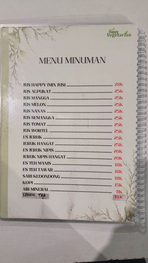  at Happy Vegetarian Food in 