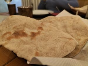 Pane indiano vegano at Namastè India in Turin
