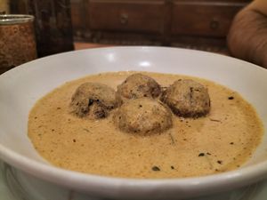 Polpette vegetariane al curry at Namastè India in Turin