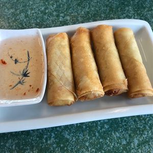 Spring rolls with sauce at Ganesa Thai Restaurant in Broomfield