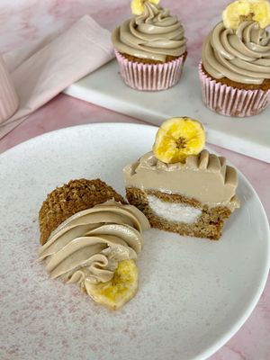 Banana Caramel Cupcake at Planted Planet in Melide