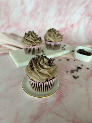 Chocolate Caramel Cupcake at Planted Planet in Melide