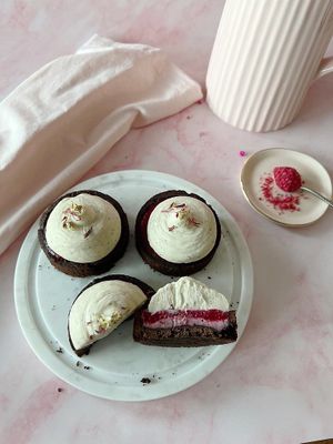 Raspberry Tart  at Planted Planet in Melide