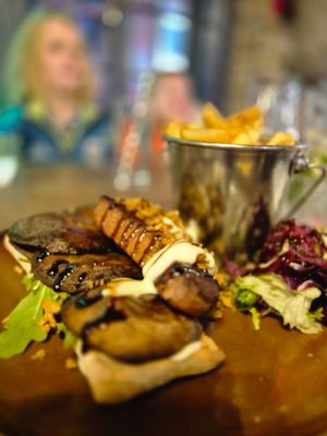 Vegan steak at Crown Bar Wexford in Wexford