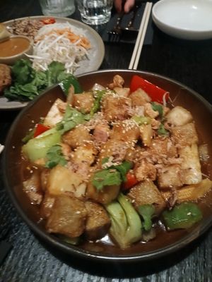 Sweet and sour tofu at Ginger Meg's in Newcastle