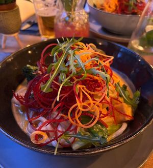 Udo Nudeln in Currysoße mit Tofu at HOTALO - Vietnamese Restaurant in Chemnitz