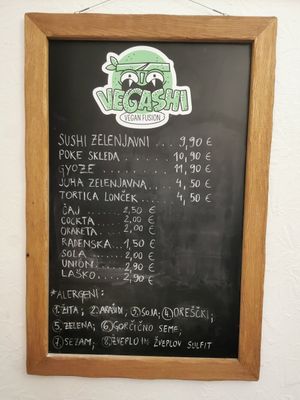  at Vegashi Vegan Fusion in Ljubljana