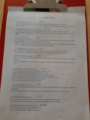  at Vegashi Vegan Fusion in Ljubljana