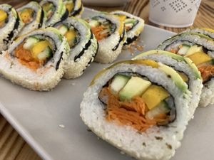   at Vegashi Vegan Fusion in Ljubljana