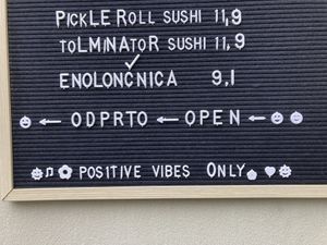   at Vegashi Vegan Fusion in Ljubljana