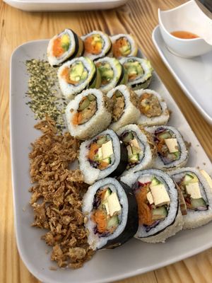   at Vegashi Vegan Fusion in Ljubljana