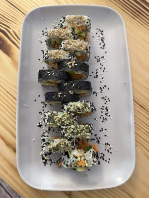   at Vegashi Vegan Fusion in Ljubljana