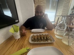   at Vegashi Vegan Fusion in Ljubljana