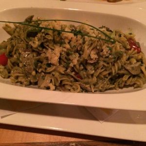 Pesto Pasta at Grasslands in Toronto