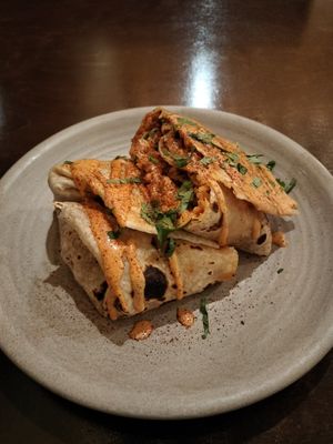 Al Pastor Burrito at PlanTita's Kitchen in Long Beach