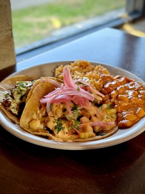 Taco Plate  at PlanTita's Kitchen in Long Beach