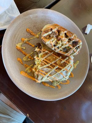 Breakfast burrito at PlanTita's Kitchen in Long Beach