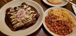 Enmoladas at PlanTita's Kitchen in Long Beach