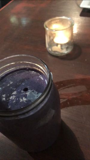 PB berry smoothie  at The Grange in Providence