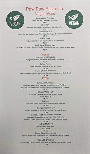  at Paw Paw Pizza Co. in Paw Paw