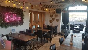 Interior at Bella's Bar Bistro in South Shields