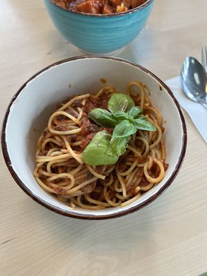 vegan bolognese, size s for 10€  at Numa – Die Nudelmacher in Erfurt