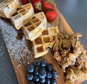  at Moss Vegan Bistro in Brooklyn