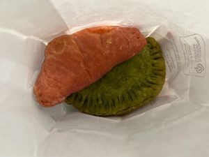 Fry pies at Moss Vegan Bistro in Brooklyn