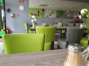 Interior at Simply Patisserie in Eastbourne