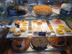 Cakes, some vegan at Simply Patisserie in Eastbourne