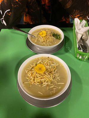 Soup with the menu del dia   at Sin Fronteras  in Bogota
