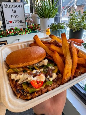 The Philly Jawn at Veg.Edible in Omaha