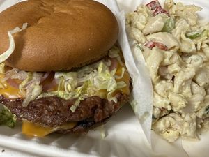 The Bertha Burger  at Veg.Edible in Omaha