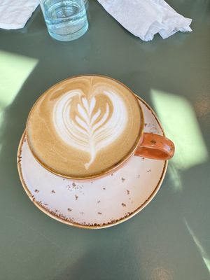Decaf oatmilk latte    at Hatch 44 Cafe  in Bradley Beach