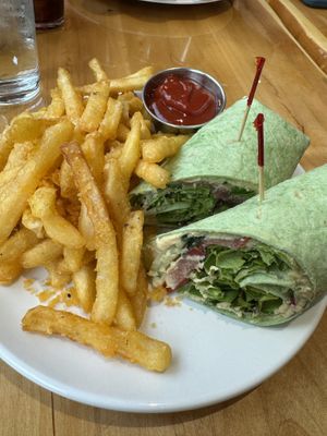Hummus wrap  at Red Rock Grill in Springdale