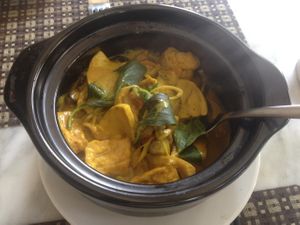 tofu dish at Nirvana Tea House and Vegetarian Delights in Ho Chi Minh City