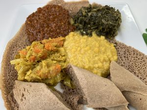   at Lulu EthioVegan in Minneapolis