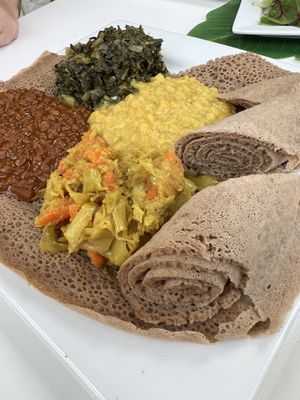   at Lulu EthioVegan in Minneapolis