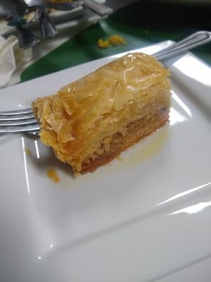 Baklava at Lulu EthioVegan in Minneapolis