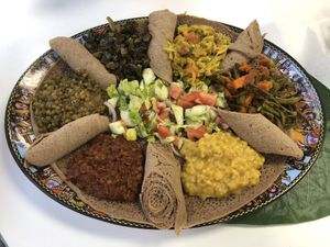   at Lulu EthioVegan in Minneapolis