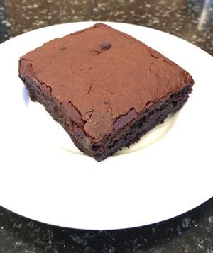 A chewy and chocolaty brownie for later. at Lulu EthioVegan in Minneapolis