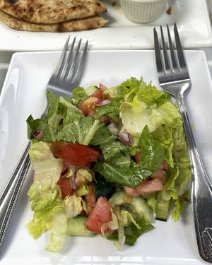 Salad that came with Dinich Wot 💚  at Lulu EthioVegan in Minneapolis