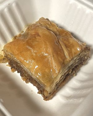 Baklava (to go) 💚  at Lulu EthioVegan in Minneapolis