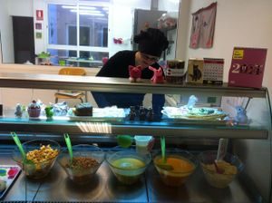 The shop at Vegetart Cuina Vegana in Barcelona