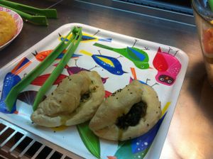 Empanada at Vegetart Cuina Vegana in Barcelona