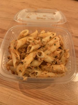 Amazing pasta! at Vegetart Cuina Vegana in Barcelona