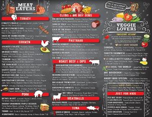 Tblss Menu Back at The Best Little Sandwich Shop - Eureka Way in Redding