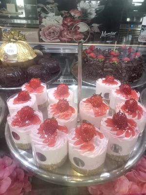 Vegan cheesecake  at Mumtaz in Leeds