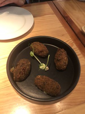 Croquette at Rasoterra in Barcelona