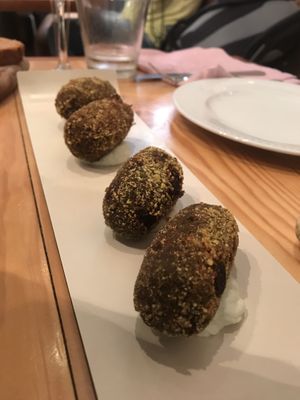 Croquetes at Rasoterra in Barcelona